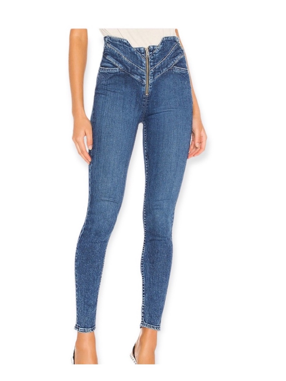 GRLFRND Tatiana High-Rise Jeans